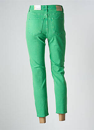 Jeans coupe droite taille haute taille haute vert ONLY femme