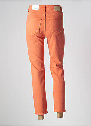 Jeans coupe droite taille haute taille haute orange ONLY femme
