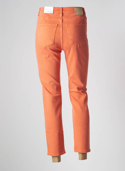 Jeans coupe droite orange ONLY pour femme
