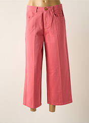 Pantalon 7/8 rose GRACE & MILA pour femme seconde vue