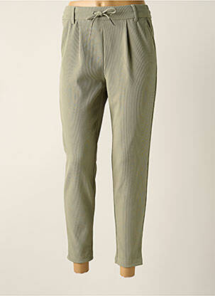 Pantalon 7/8 vert ONLY pour femme