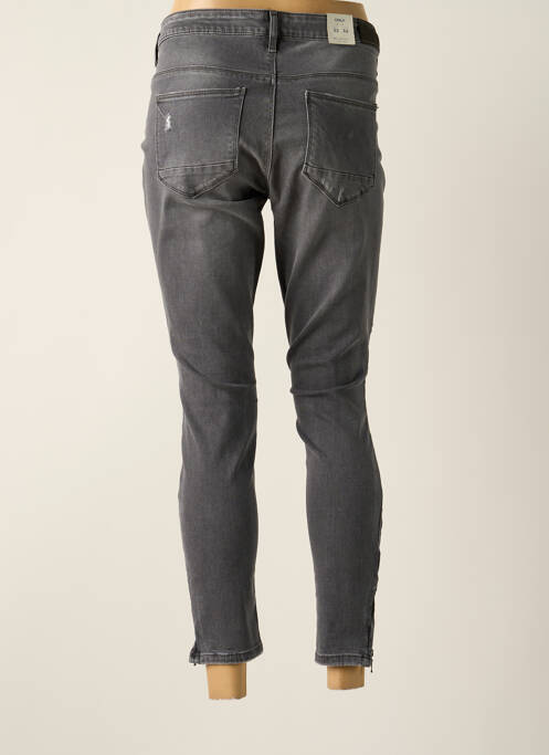 Jeans skinny taille normale taille normale gris ONLY femme