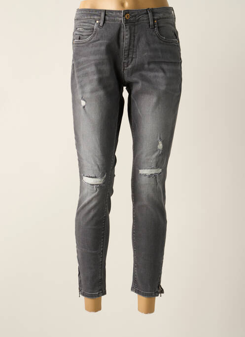 Jeans skinny gris ONLY pour femme