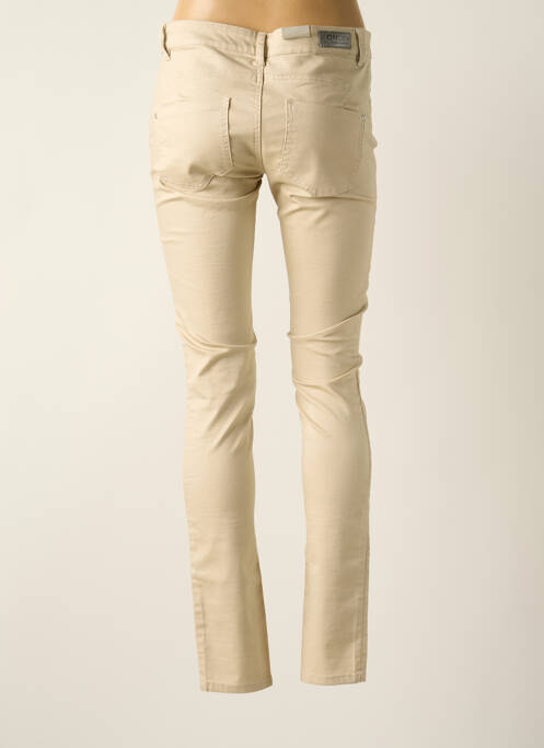 Pantalon slim beige ONLY pour femme