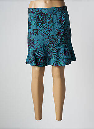 Jupe courte taille élastique vert GRACE & MILA femme