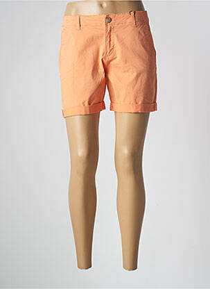 Short fermeture zippée sous rabat boutonné taille normale orange PEPE JEANS femme