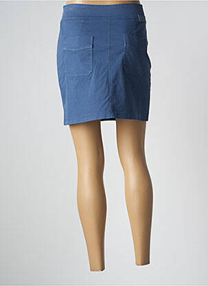 Jupe courte poches bleu PAKO LITTO femme