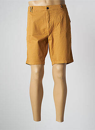 Bermuda tissage popeline taille normale jaune KAPORAL homme