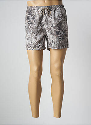 Short de bain imprimé tie and dye marron ONLY&SONS homme