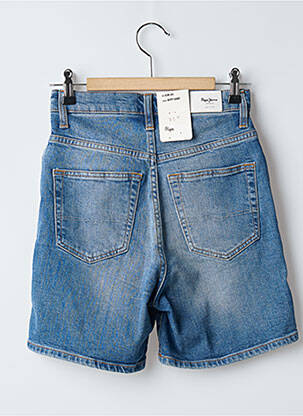 Short tissage denim taille haute bleu PEPE JEANS femme
