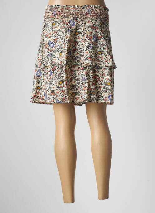 Jupe courte beige GRACE & MILA pour femme