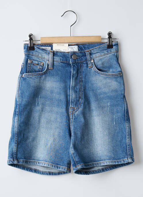 Short bleu PEPE JEANS pour femme