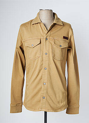 Chemise manches longues poches beige PEPE JEANS homme