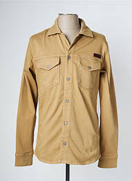 Chemise manches longues poches beige PEPE JEANS homme