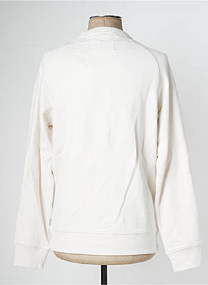 Sweat-shirt tissage jersey manches longues blanc PEPE JEANS homme