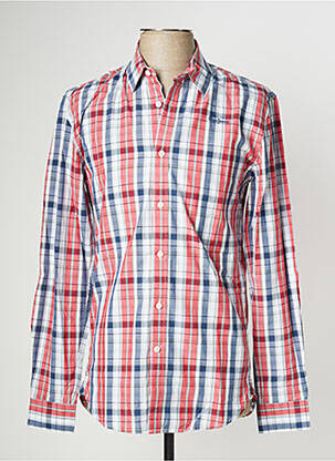 Chemise manches longues rouge PEPE JEANS pour homme