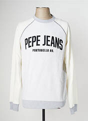 Sweat-shirt blanc PEPE JEANS pour homme seconde vue