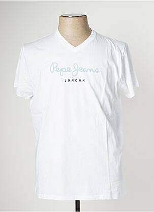 T-shirt blanc PEPE JEANS pour homme