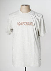 T-shirt gris KAPORAL pour homme seconde vue