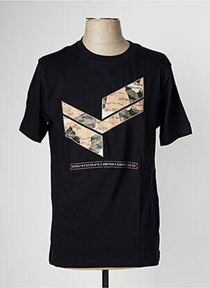T-shirt noir KAPORAL pour homme