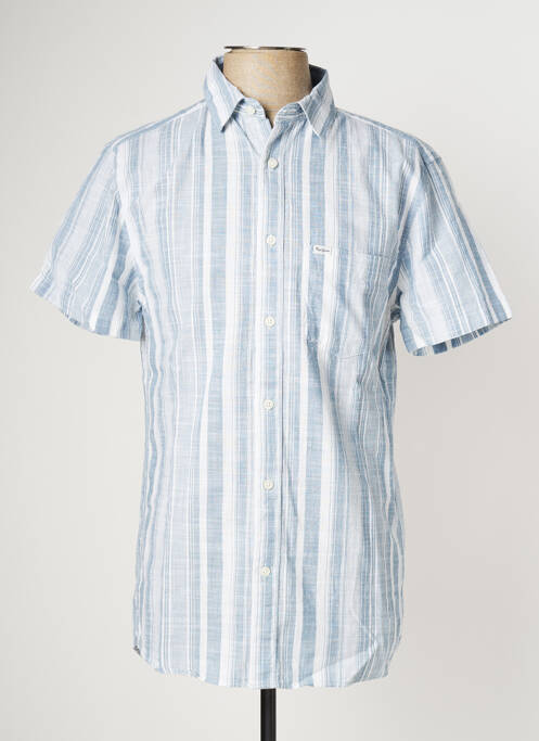 Chemise manches courtes bleu PEPE JEANS pour homme