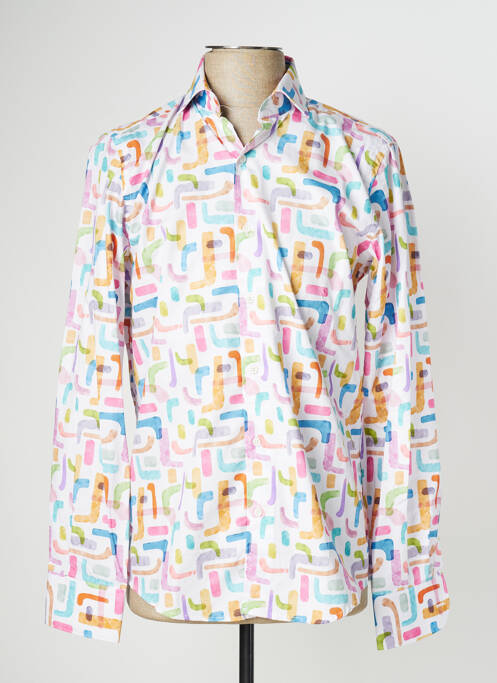 Chemise manches longues blanc CARLOS CORDOBA pour homme