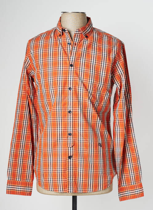 Chemise manches longues orange PEPE JEANS pour homme