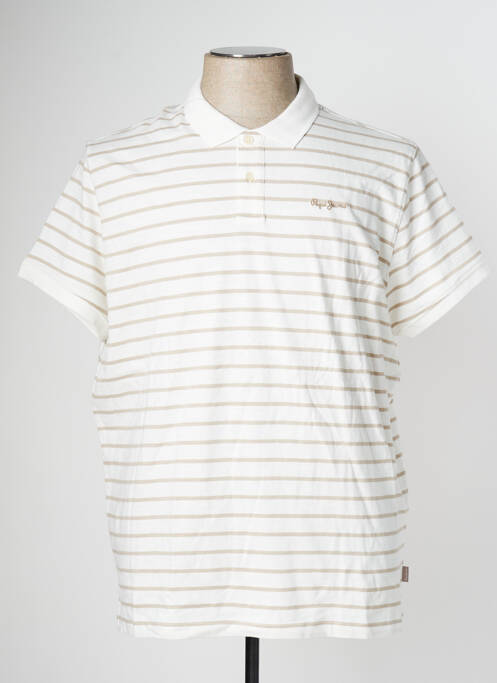 Polo blanc PEPE JEANS pour homme