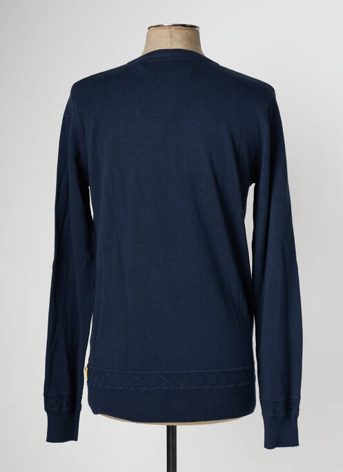 Pull col v manches longues bleu KAPORAL homme