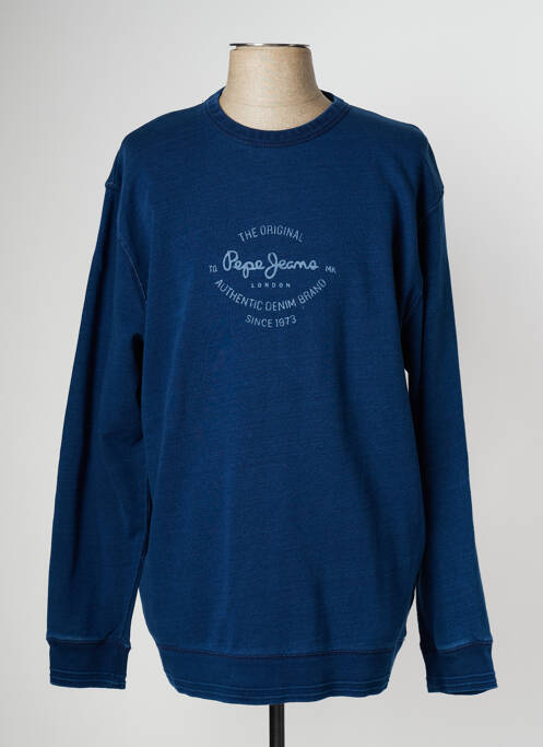 Sweat-shirt bleu PEPE JEANS pour homme