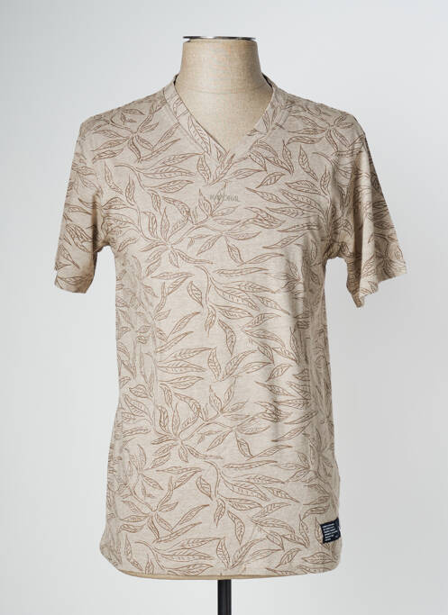 T-shirt beige KAPORAL pour homme