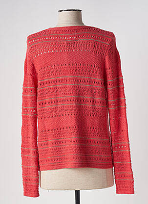 Gilet manches longues stretch orange GRACE & MILA femme