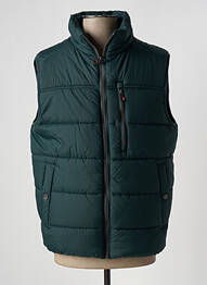 Doudoune poches sans capuche vert RED POINT homme