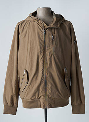 Veste casual finition intérieure doublée marron KAPORAL homme