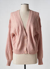 Gilet manches longues rose ONLY pour femme seconde vue