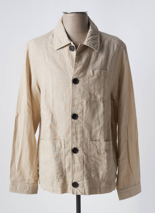 Veste casual fermeture boutonnée sur le devant beige 16 SHADES homme