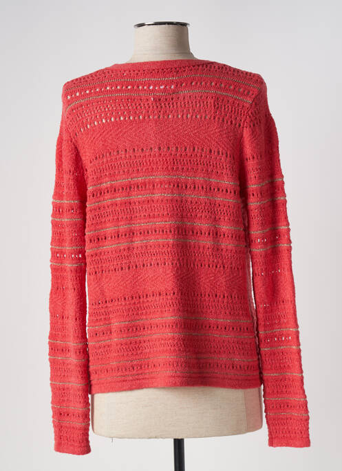 Gilet manches longues orange GRACE & MILA pour femme