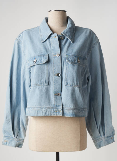 Veste casual bleu ONLY pour femme