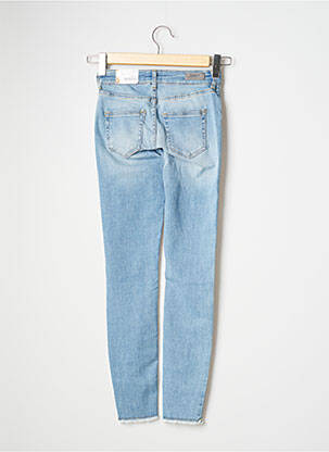 Jeans coupe slim broderie rivets taille normale bleu ONLY femme