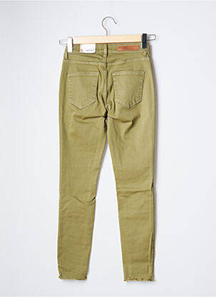 Pantalon slim poches vert ONLY femme