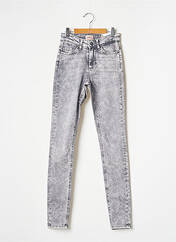 Jeans skinny gris ONLY pour femme seconde vue