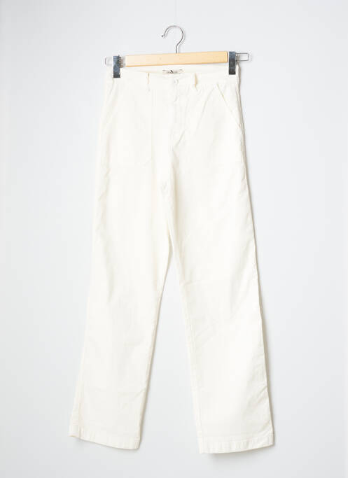 Pantalon droit blanc PAKO LITTO pour femme