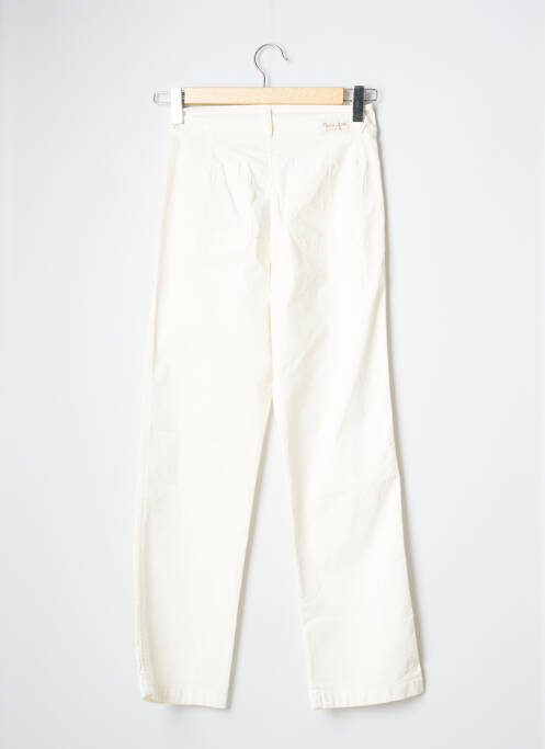 Pantalon droit blanc PAKO LITTO pour femme