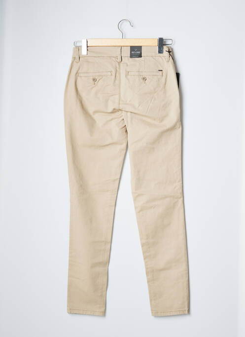 Pantalon slim beige ONLY&SONS pour homme