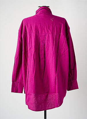 Chemisier tissage crêpe manches longues rose VERO MODA femme