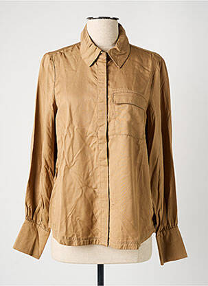 Chemisier coupe droite manches longues marron VERO MODA femme