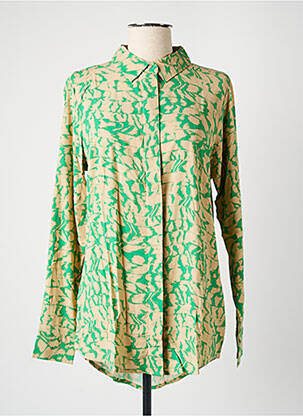 Tunique manches longues imprimé fantaisie vert VERO MODA femme