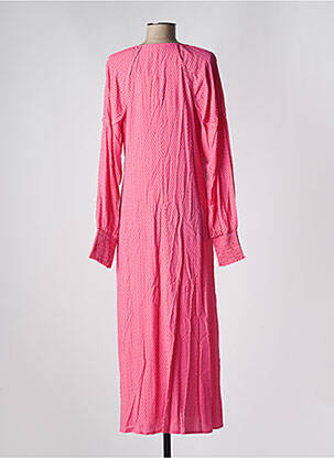 Robe longue manches longues manches longues rose PULZ JEANS femme