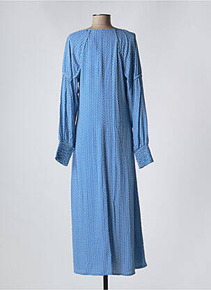 Robe longue manches longues manches longues bleu PULZ JEANS femme