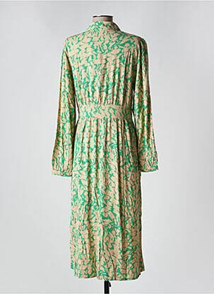 Robe longue manches longues manches longues vert VERO MODA femme